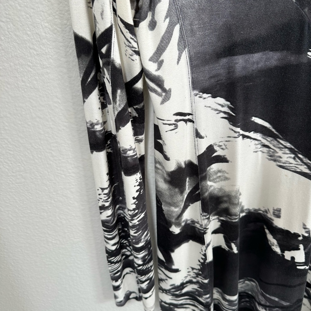 Karen Kane Knit Dress Black & White Size M - Picture 4 of 11